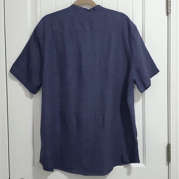 Baird Mcnutt mens linen button down casual shirt,  size xl - Picture 5 of 5